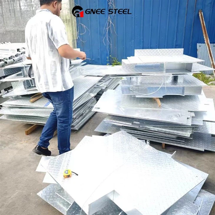 Galvanized Checkered Plates Galvanized Checkered Plates