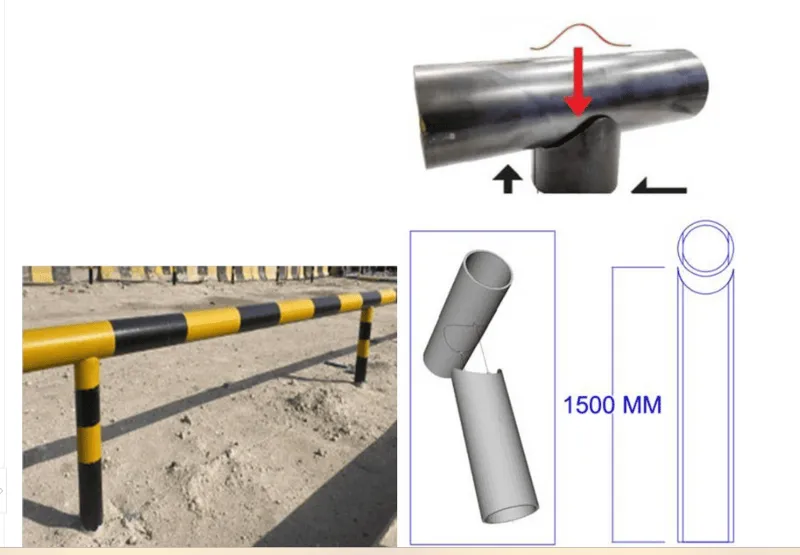 Galvanized welded resistance tube Z40-Laser cutting and painting Galvanized welded resistance tube Z40-Laser cutting and painting