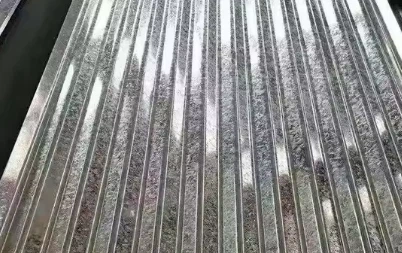 Galvanoitujen profiloitujen teräslevyjen käsittely