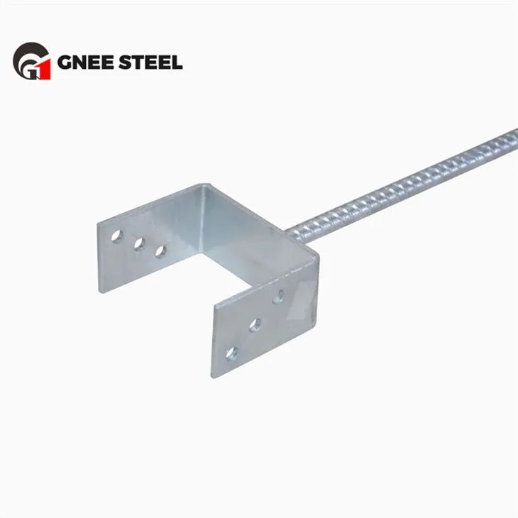 U-tyypin pylväsaidan jalkaankkurit